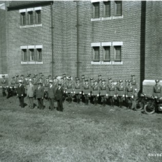 The first class of the Port Authority Police Department in 1928.